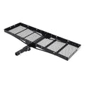 GARVEE 750 Lbs Hitch Mount Cargo Carrier Basket, 60" x 19" x 6" Rear Luggage Rack for 2" Receiver, Black Cargo Basket for Car Camping and Traveling
