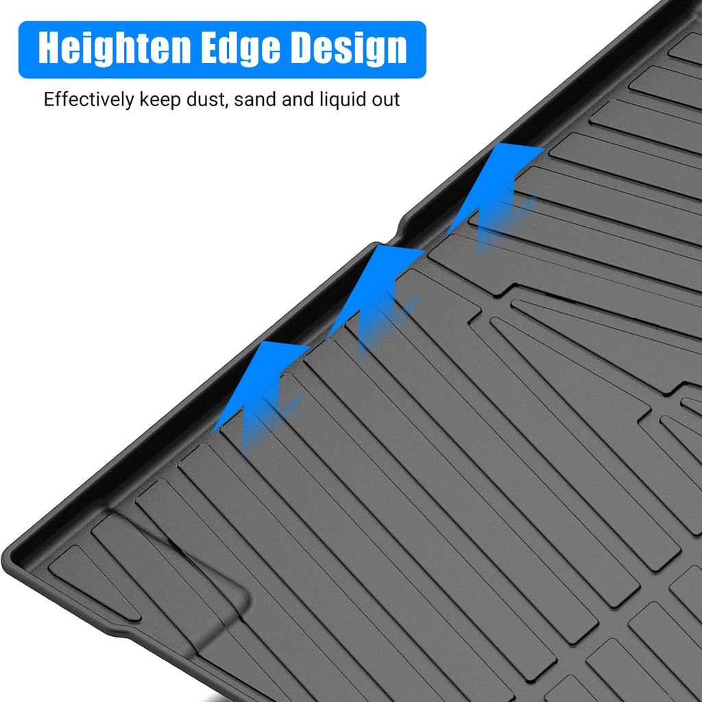 Garvee Truck Mat Compatible with 2022-2024 Maverick, All Season Cargo Mat, Waterproof, Scratch-Resistant, Black