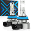 Garvee H11 Headlight Bulbs, 450% Brightness Headlights Bulbs, 12000 Lumens Wireless H11/H9/H8 Bulbs,Pack of 2
