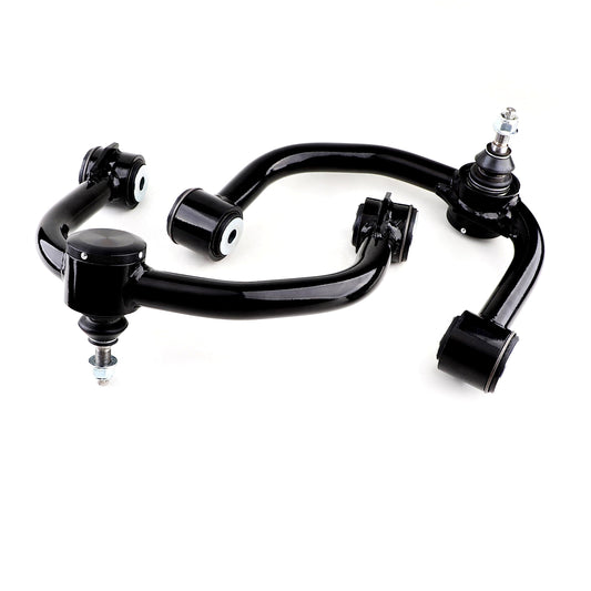 Garvee 2pc Upper Control Arms W/Ball Joints, 2-4" Front Suspension kit Compatible with 2003-2022 Toyota 4Runner & 2007-2014 Toyota FJ Cruiser, Black Adjustable Tubular Control arm
