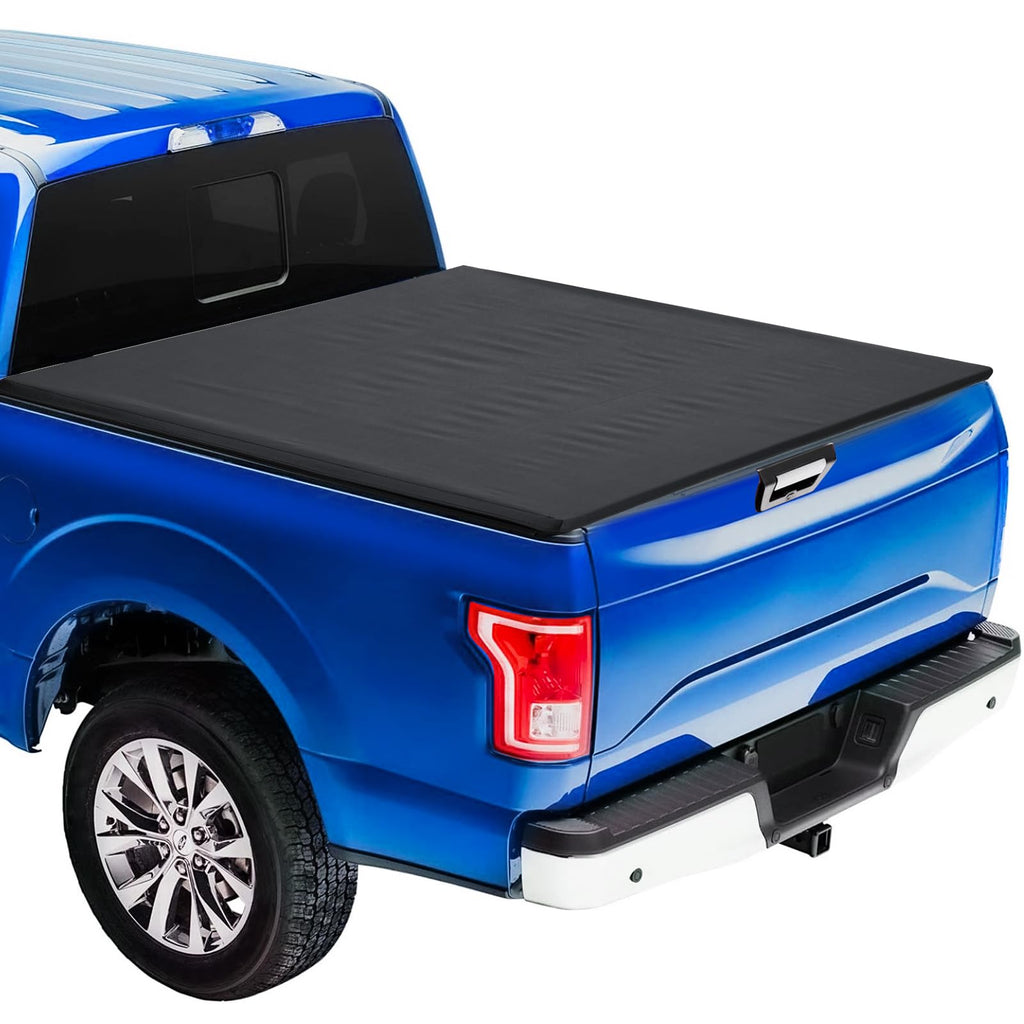 Garvee Soft Truck Bed Toyota Tacoma SR5 5ft Soft Vinyl Roll Up Tonneau Cover Waterproof Compatible with 2016-2023 Toyota Tacoma 5ft Bed