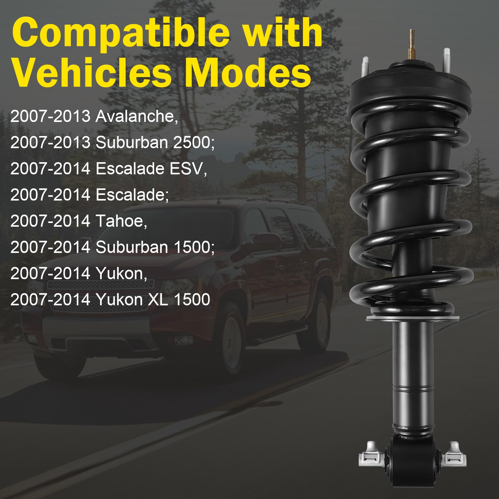 Garvee Rear Air Shocks for Avalanche Suburban Escalade Tahoe Yukon