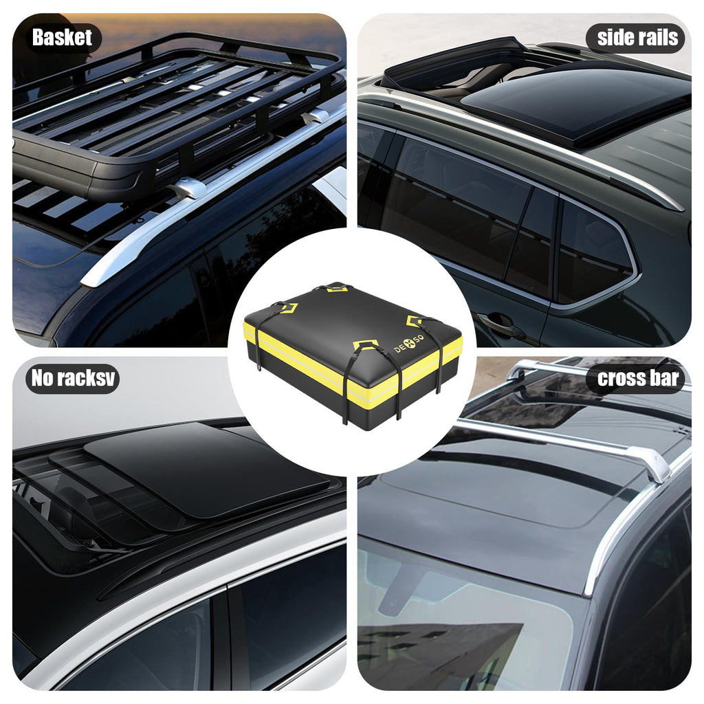 Garvee 21 Cu Ft Cargo Carrier Bag Waterproof,Trailer Hitch Cargo Carrierheavy Duty Cargo Bag,Hitch Cargo Carrier Abrasion Resistant Vinyl Vehicle Soft-Shell Luggage Carrier