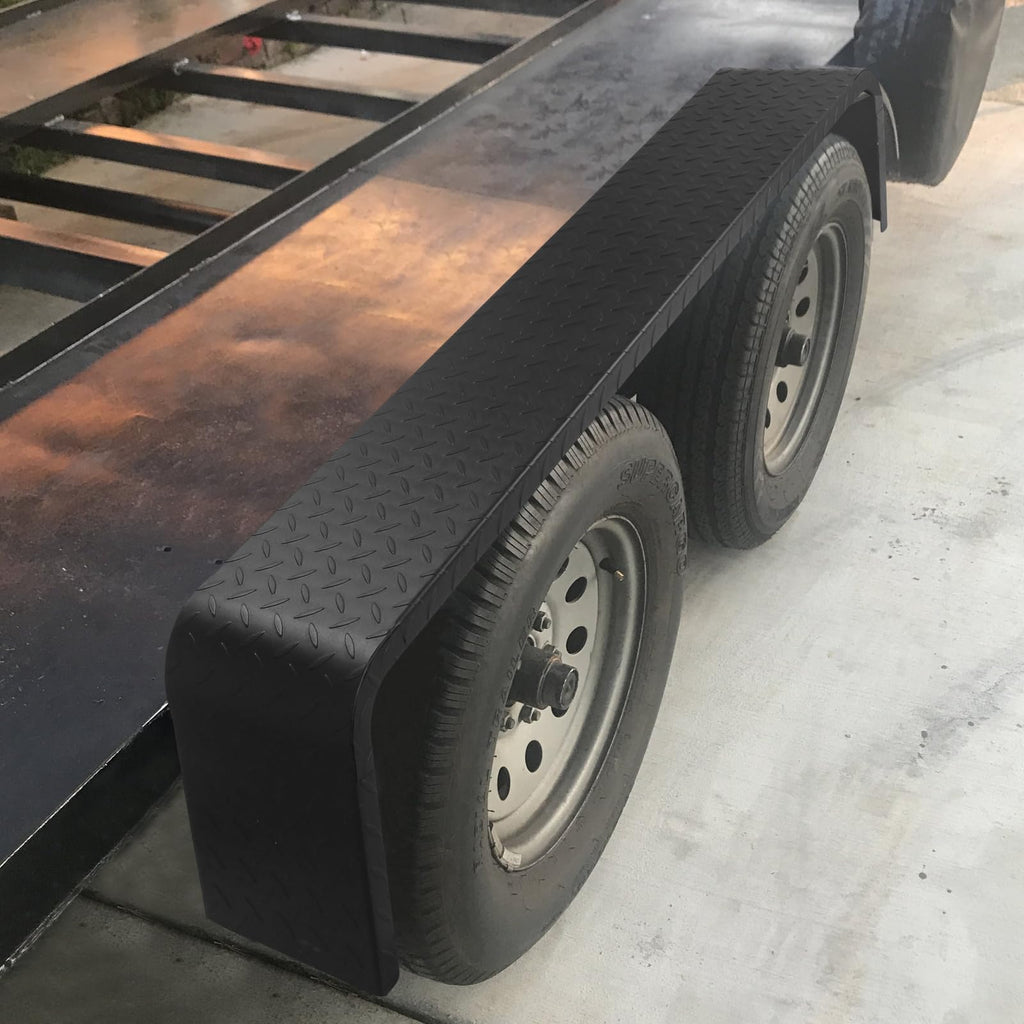 Garvee 2Pcs Heavy Duty Steel Fenders for 13-15" Trailer Wheels