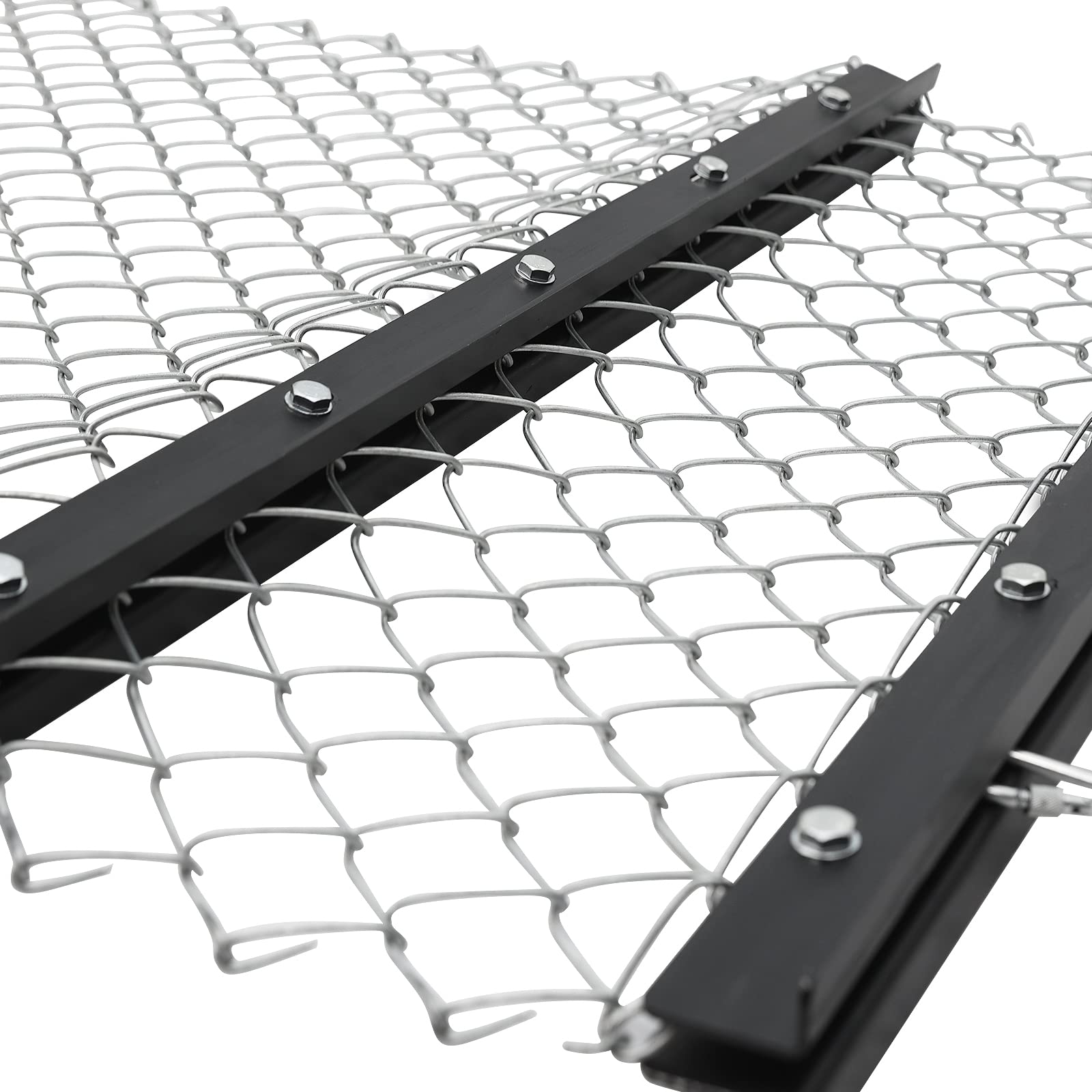 Garvee 4' x 5' ATV/UTV Drag Harrow - Chain Harrow for Landscape Leveling, Gravel Driveway, Yard, Farm, Garden, Durable Tractor Attachment
