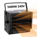 Garvee Electric Garage Heater 5000 Watt Hard Wired Ceiling Mount Fan-Forced Overheat Protection Workshop 240 Volt