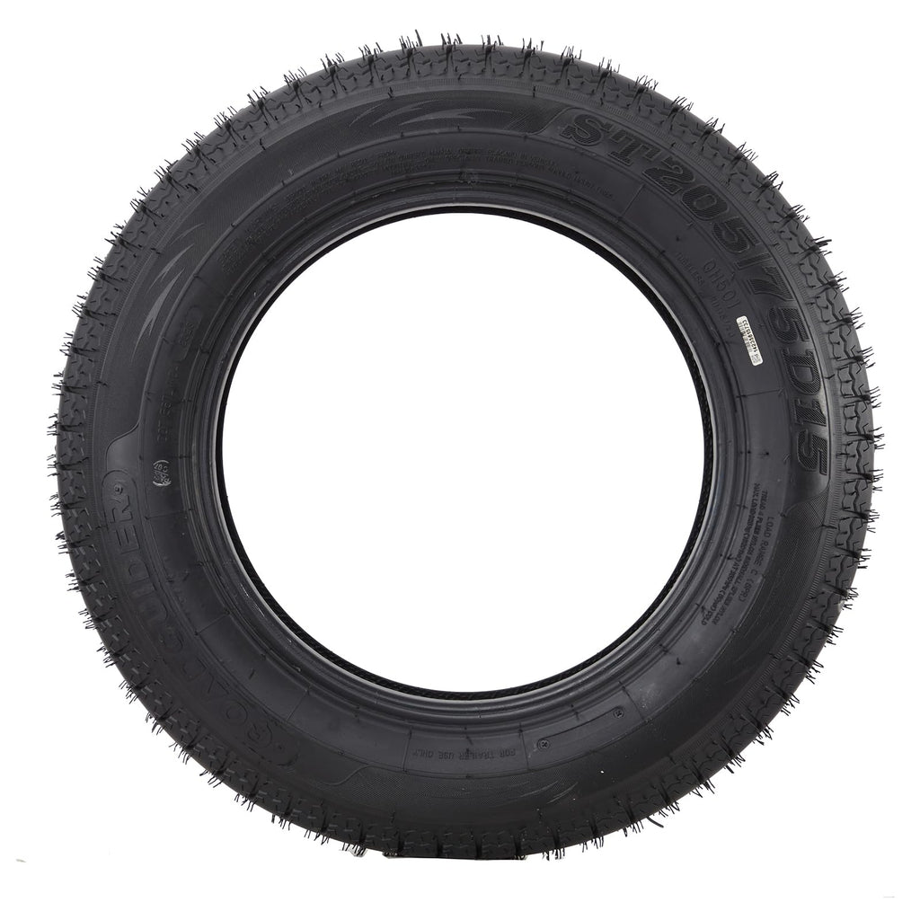 Garvee ST225/75D15 6PR Trailer Tires, 6PR Load Range C, 15in Fuel-saving Designed Trailer Tires 225 75 15 for Travel/Camper/Landscape/Cargo/Utility/Boat/Horse/Farm/Hauler Trailer(Pack of 2)