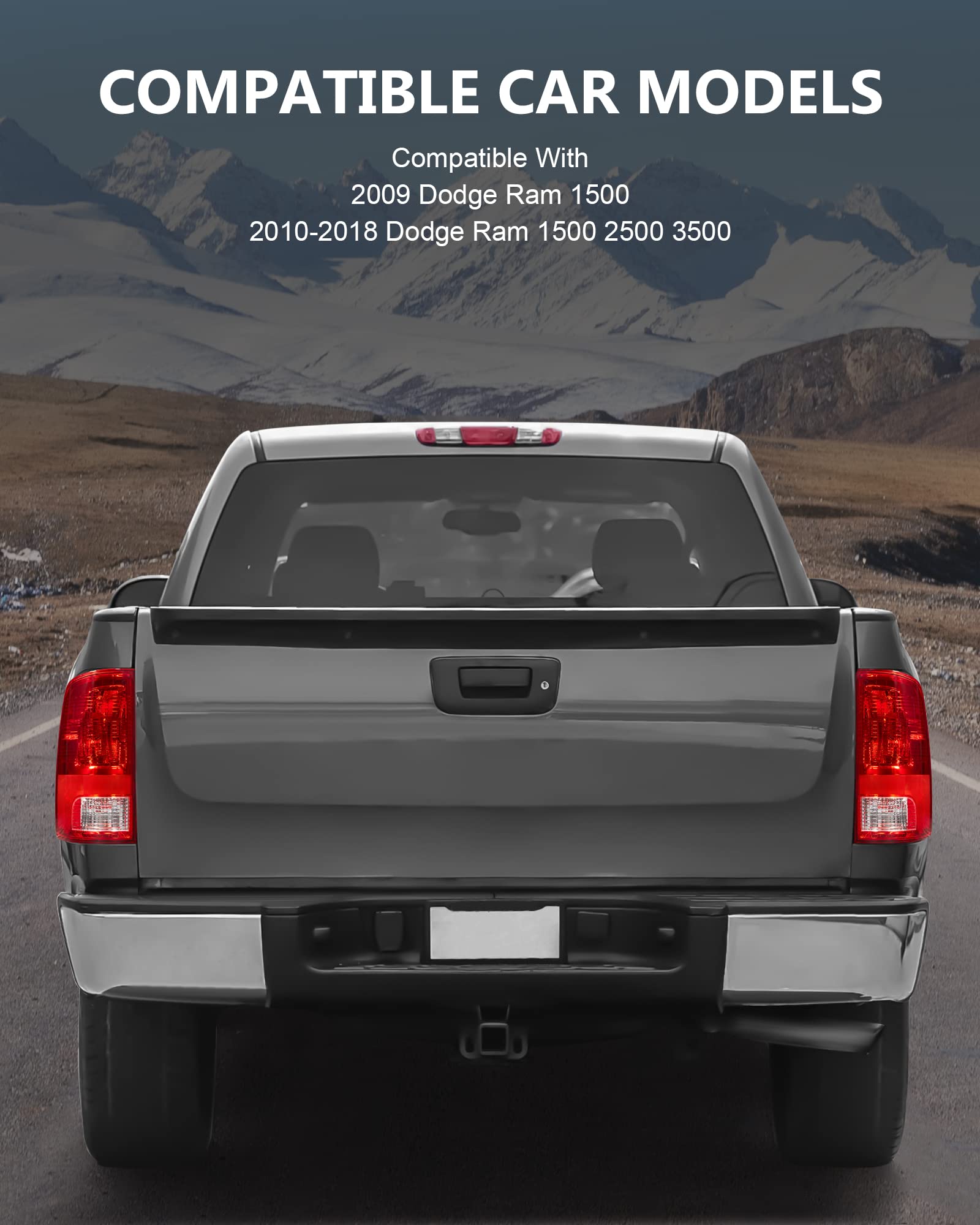 Garvee 09-18 Dodge Ram 1500/2500/3500 Ruby Red Driver Tail Light