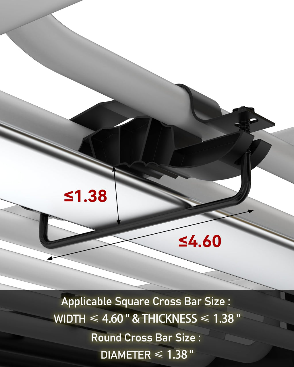 Garvee Roof Rack Cargo Basket, 64"x 39"x 6" Rooftop Carrier with 200 LB Capacity & Waterproof Coating, Heavy Duty Universal Luggage Holder for SUVs, Jeep Cherokee, Wrangler, Toyota RAV4-Black