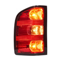 Garvee 07-14 Silverado/Sierra 3500HD Driver Tail Light Ruby Red
