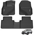 Garvee Floor Mats Compatible with CR-V 2017-2022, Waterproof TPE Floor Liners, All-Weather Protection, Black, Custom Fit