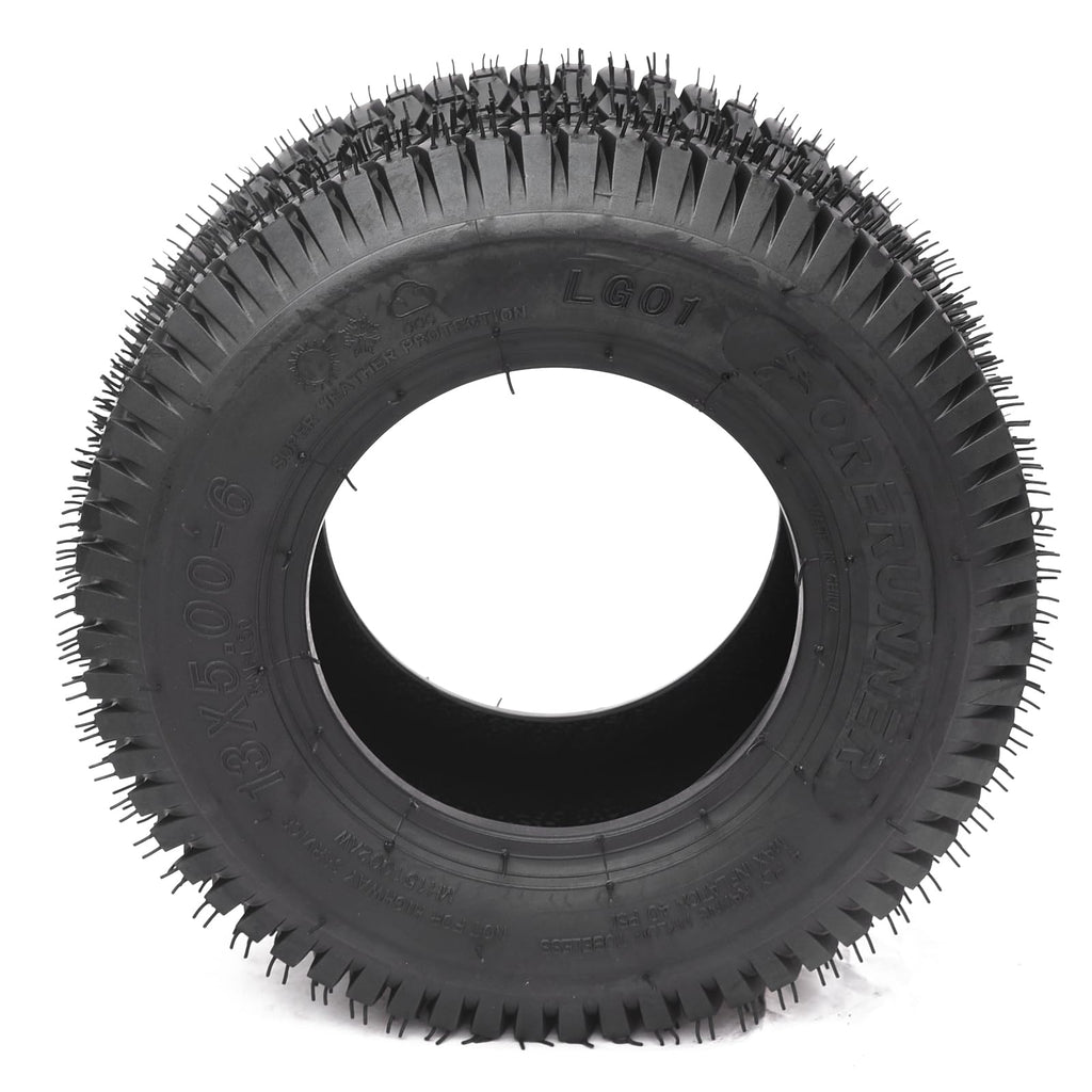 Garvee Lawn Mower Tires Turf Tires 13x5.00-6 4PR for Golf Cart Tires, Garden Tractor Riding Mower Tubeless Set of 2