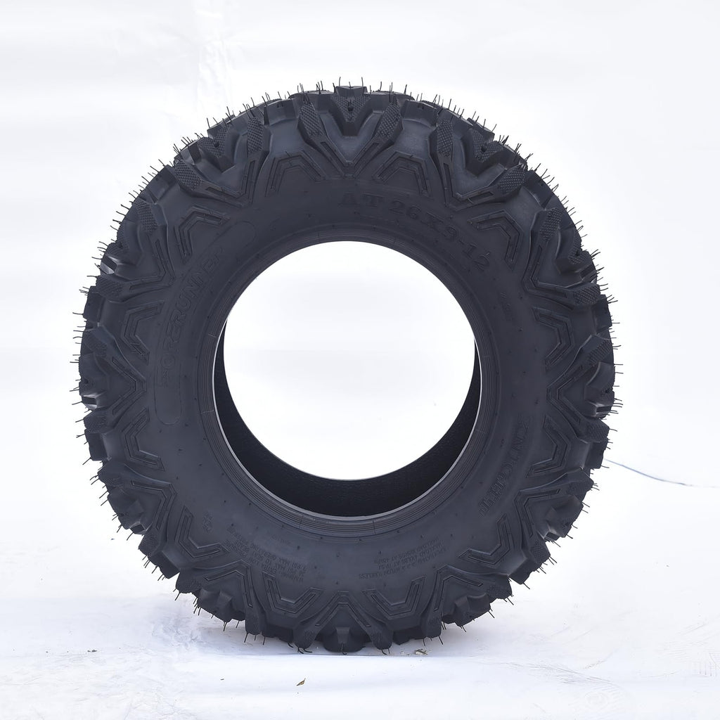 Garvee Set of 2 ATV Trail Tires 6PR Knobby Sport Tires, Tubeless - AT28X10-12-6PR TL KNIGHT