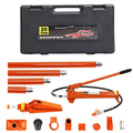 Garvee 20 Ton Porta Power Kit Heavy Duty Hydraulic Ram with Secure Transport Case for Auto Shop Frame Repair, Orange