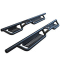Garvee 2018-2024 Jeep JL 4D Black Steel Running Boards w/Two Stairs