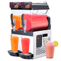 Garvee 30L Commercial Slushy Machine 700W Stainless Steel Self-Cleaning Produces 120 Cups/Hour for Margaritas Smoothies Cocktails Homes Coffee Shops Restaurants