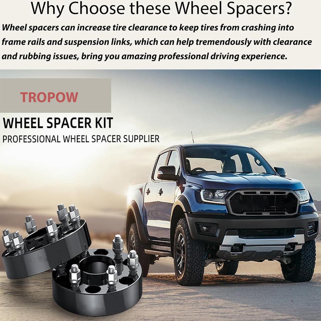 Garvee 1 inch Golf Cart Wheel Spacers,2 Pcs 4x4 to 4x4 Wheel Spacers fits EZ GO Fits EZGO Fits Club Car Golf Cart 25mm Overall Width