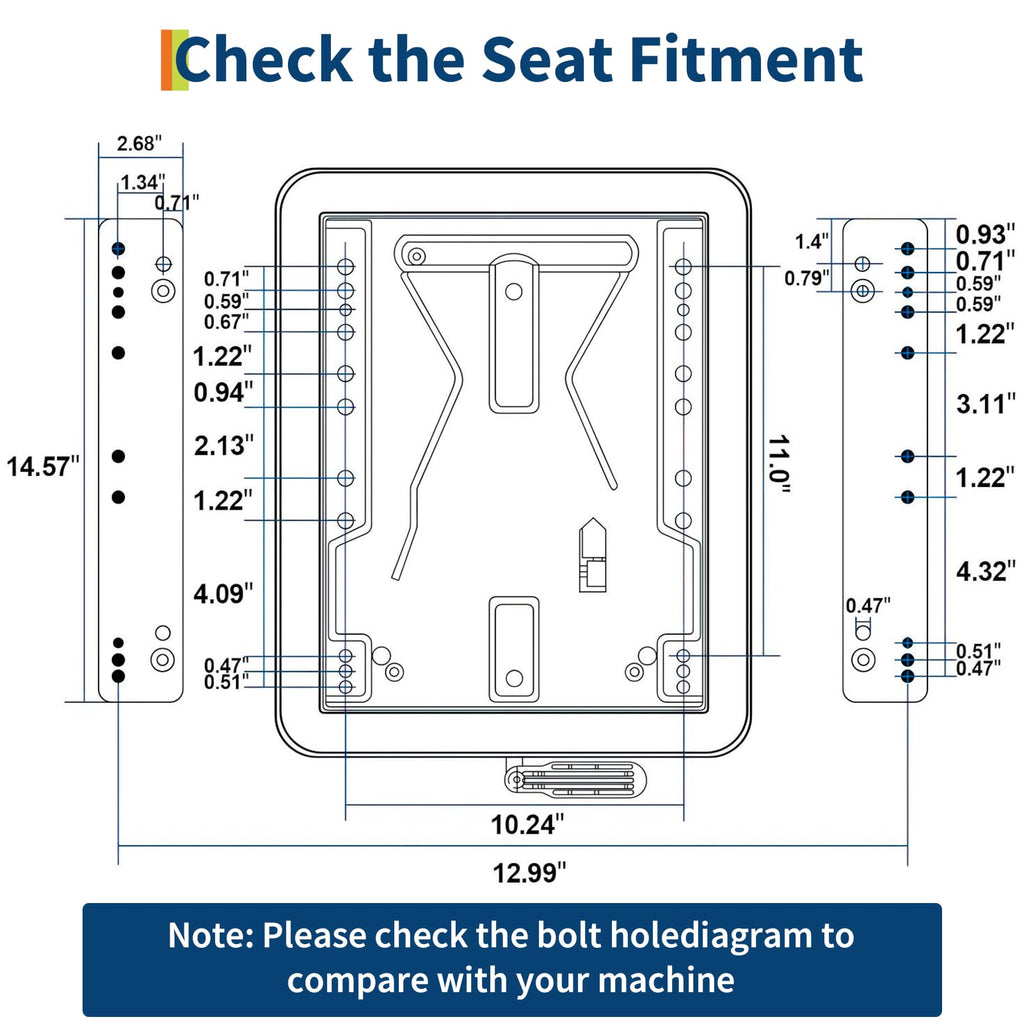 Garvee Adjustable Suspension Forklift Seat - Heavy-Duty Seat with Backrest, Headrest, Armrests, Slide Rails, and Enhanced Safety Features for Tractors, Forklifts, Excavators, and Skid Steers