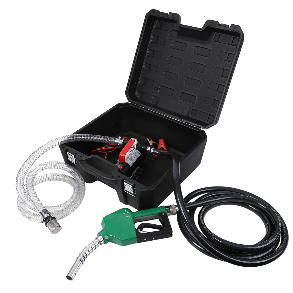 Garvee 12V DC Self-Priming Electric Fuel Transfer Pump, 10GPM/40LPM
