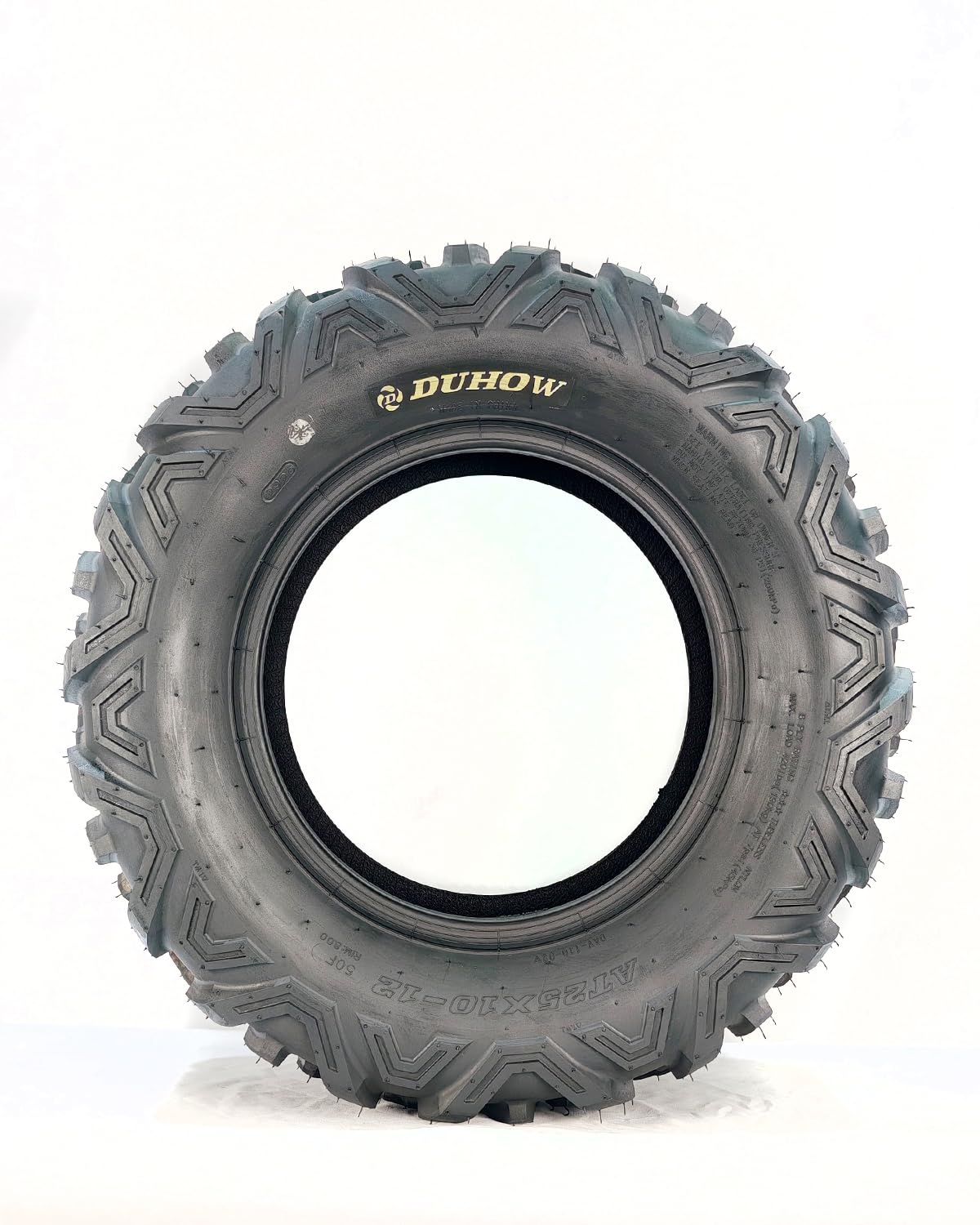Garvee 25x10-12 ATV/UTV Tires - 2PCS All-Terrain Off-Road Trail Sand Tires, 16mm Tread Depth, 6PR Tubeless (25x10x12), Black