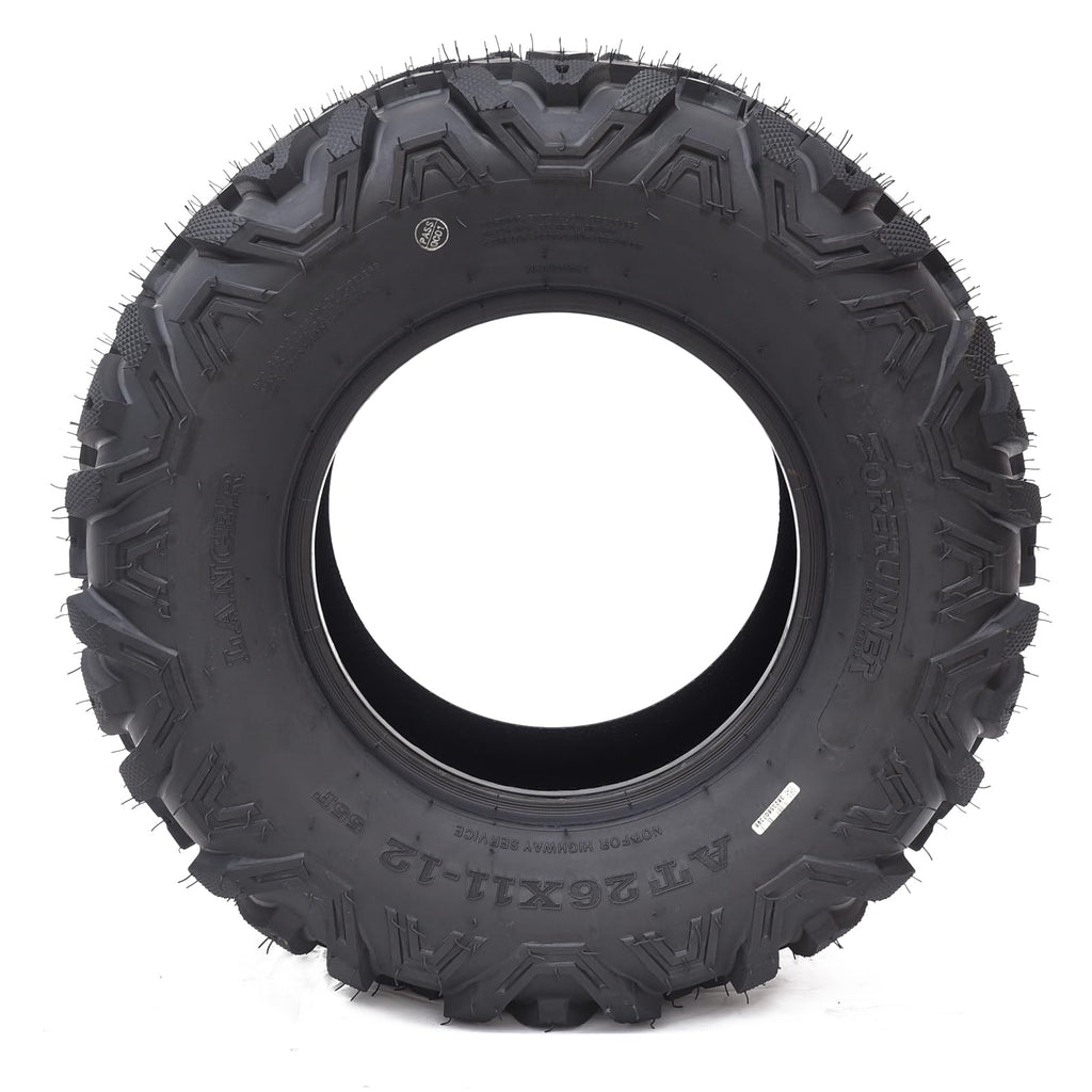 Garvee Set of 2 26x11-12 ATV/UTV Tires 26x11x12 6PR TL All-Terrain Tires