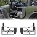 Garvee Off-Road Tubular Trail Doors Compatible with Jeep Wrangler TJ 1997-2006 - Set of 2 Tube Half Doors for Offroad Adventure