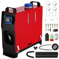 Garvee 5KW 12V Diesel Heater, All-in-One Diesel Air Heater, Portable Diesel Heater with Remote Control & LCD Monitor, Quick Heating for Car,RV,Truck, Camper,Trailer,Red