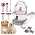 Garvee Pet Grooming Vacuum, 13.4Kpa Suction Power, 2 L Large Dust Cup Low Noise Dog Hair Remover , 5 Professional Grooming Kit for Dogs and Cats, Pink