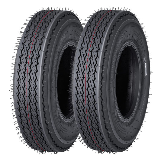Garvee ST 205/75D15 F78-15, 6 PLY Trailer Tires, Load C - 2 Set