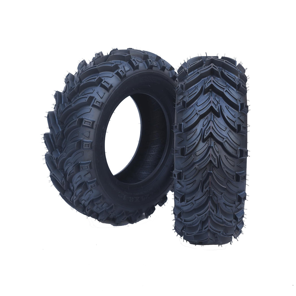 Garvee 4 Pack 24x8-12 ATV Tires 6PR All Terrain Trail Tires Tubeless Sand Mud Off-Road