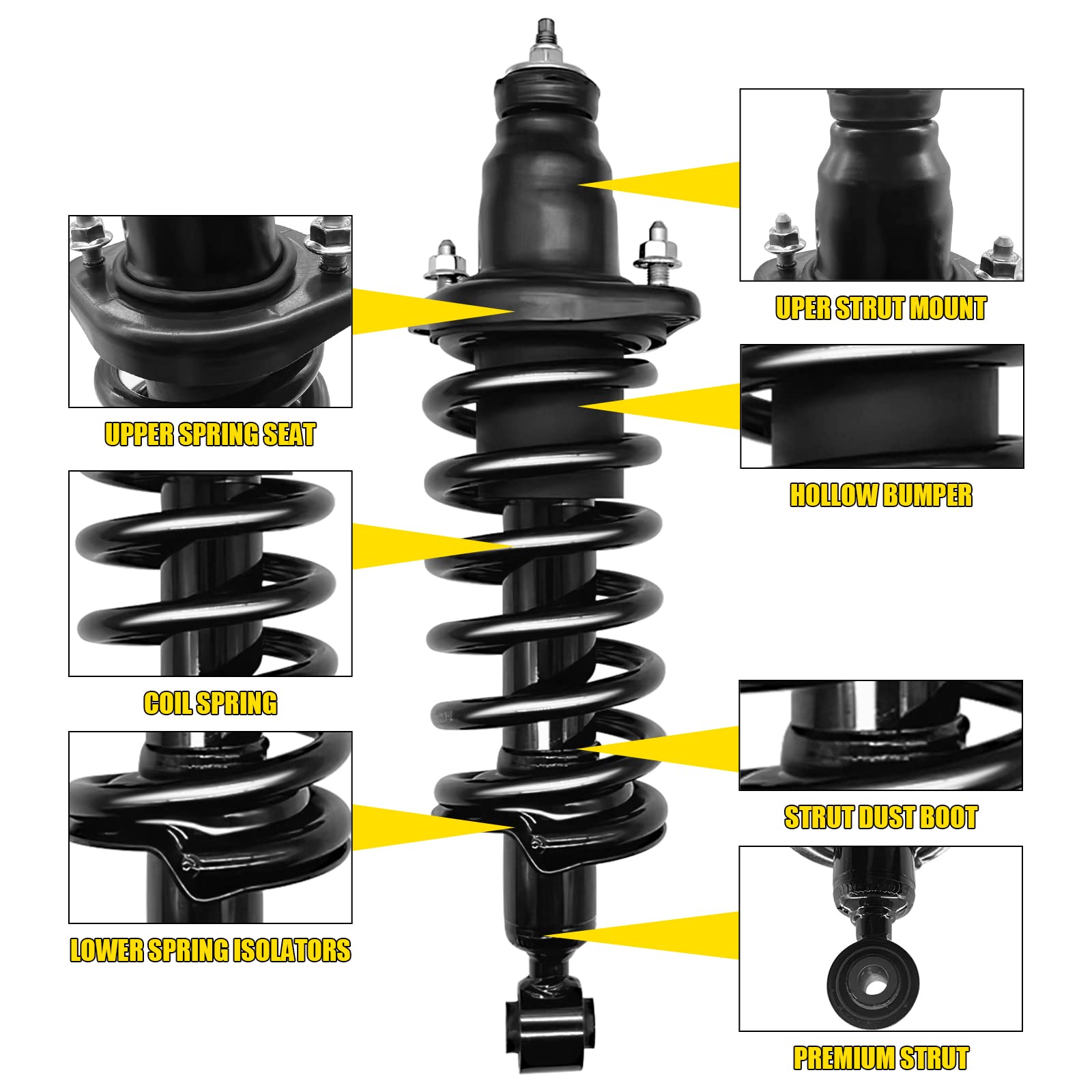 Garvee Front Complete Strut Assembly 1997-2001 Camry 171678 171679