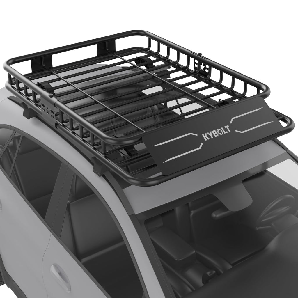 Garvee Spider 51"x 36"x 5" Roof Rack Basket Rooftop Cargo Carrier with Extension Black Car Top Luggage Holder Universal for SUV Cars