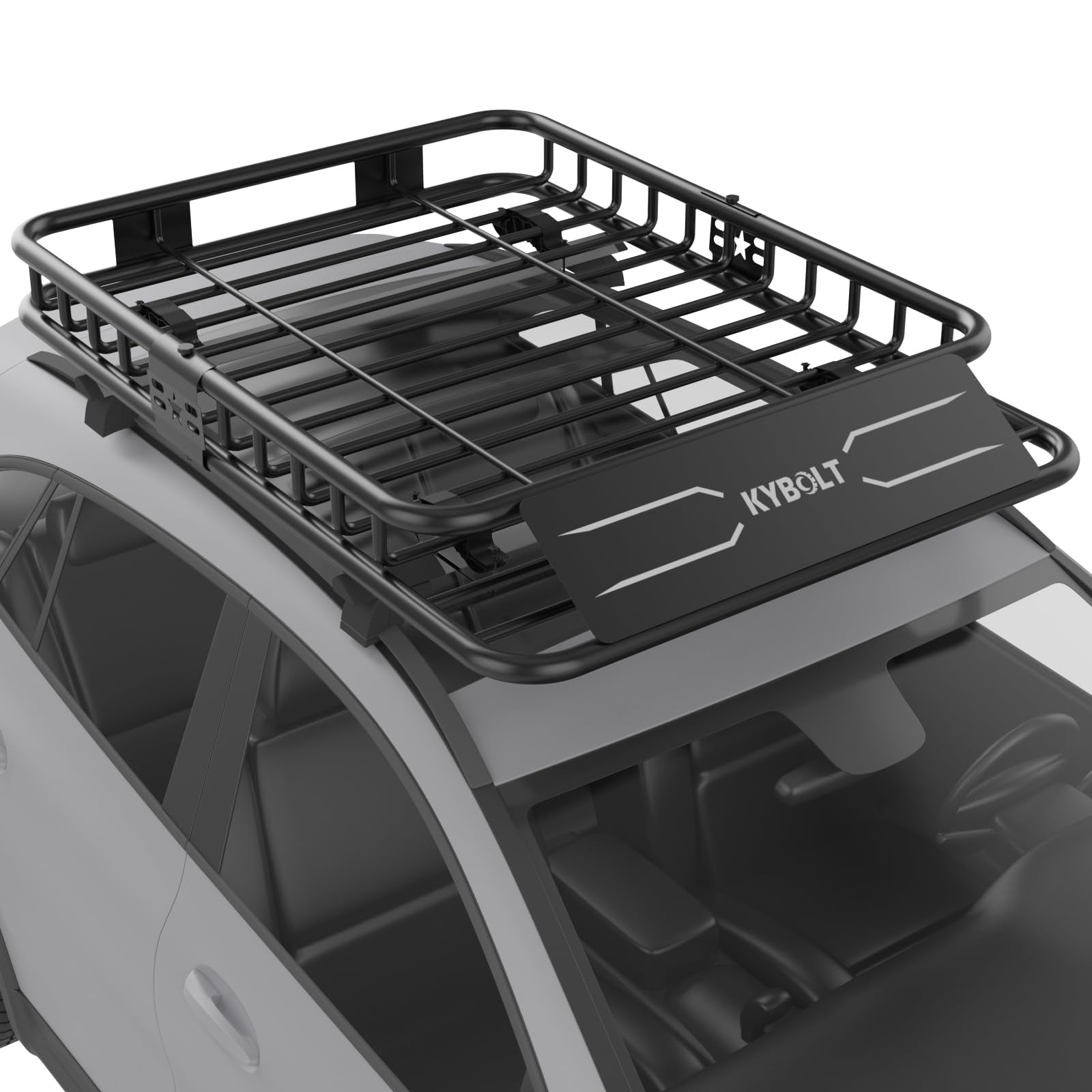 Garvee Spider 51"x 36"x 5" Roof Rack Basket Rooftop Cargo Carrier with Extension Black Car Top Luggage Holder Universal for SUV Cars