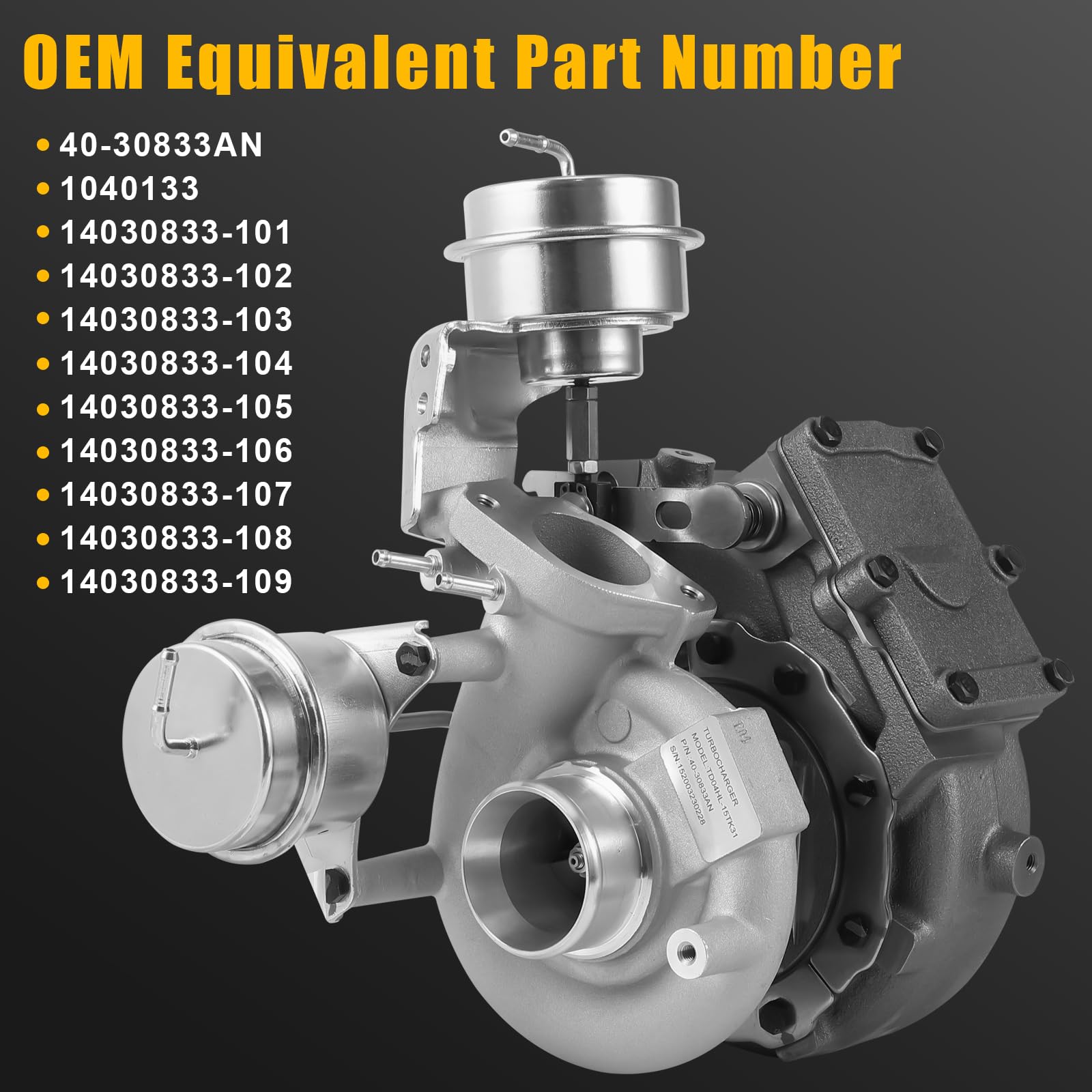 Garvee 2007-2012 Acura RDX Turbocharger - Enhanced OEM Replacement