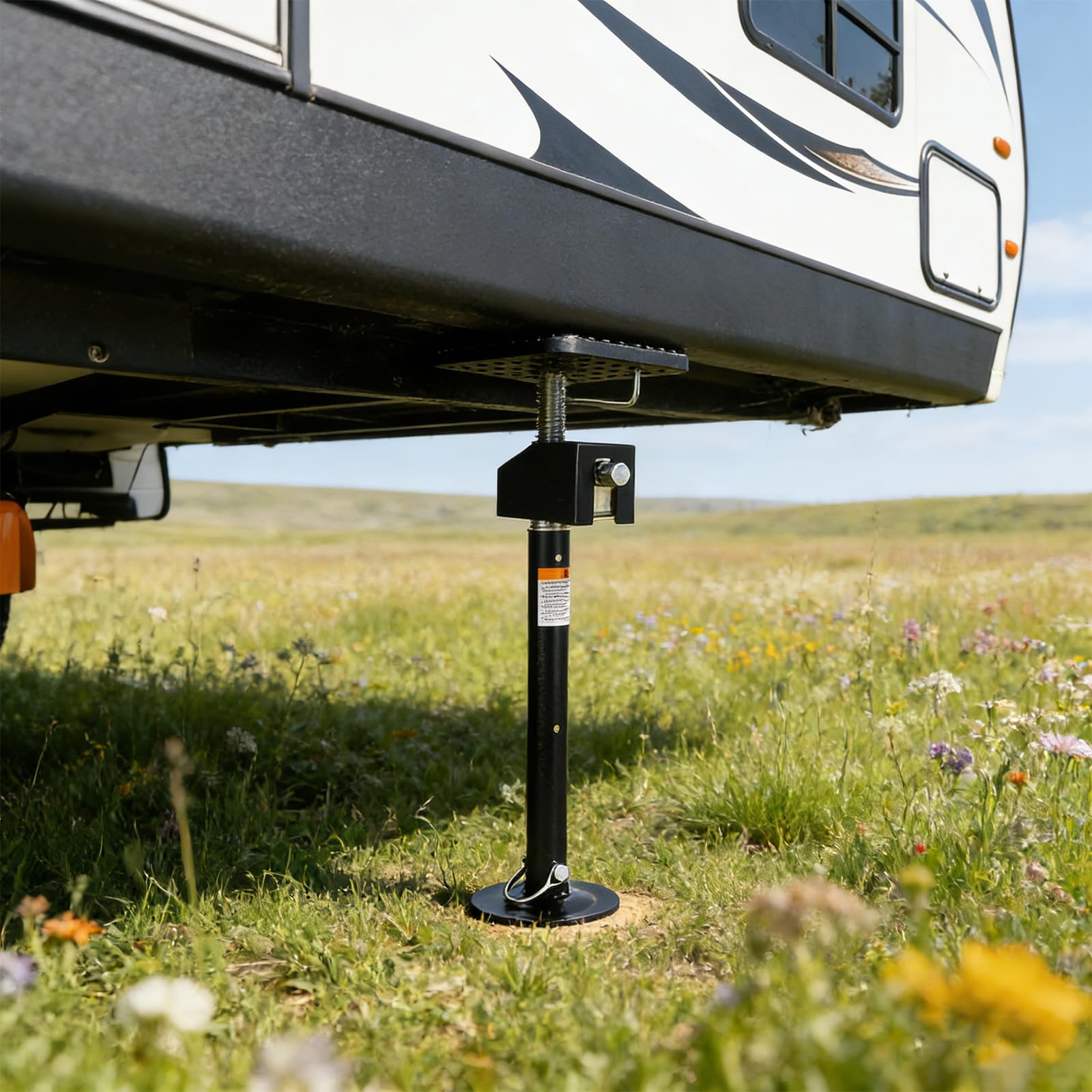 Garvee 6 Pack RV Slide Out Supports Jack with Flat Top Support Block, 21"-49" Adjustable, Heavy-Duty 20,000lbs, Compatible with Campers & RVs (Copy)