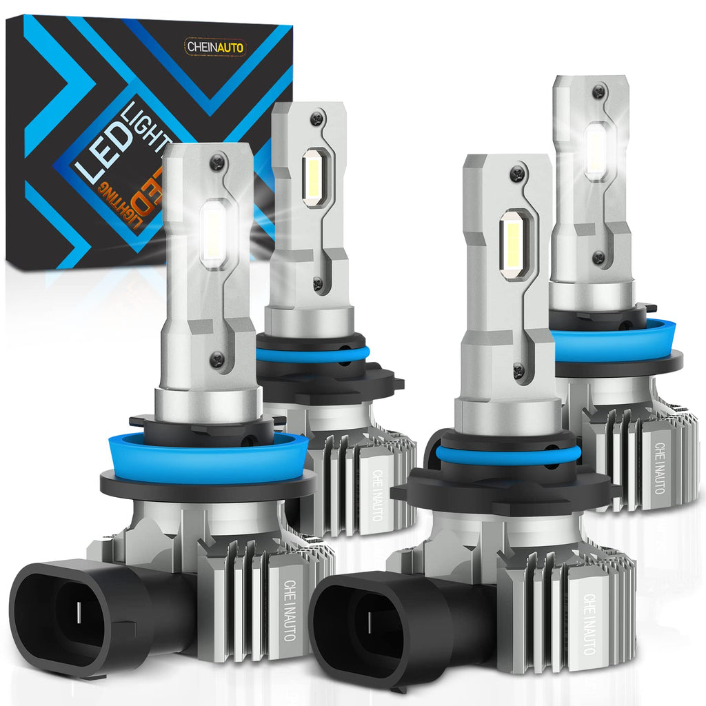 Garvee H11 Headlight Bulbs, 450% Brightness Headlights Bulbs, 12000 Lumens Wireless H11/H9/H8 Bulbs,Pack of 2
