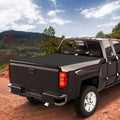 Garvee Tri-Fold Truck Bed Cover Strong Support PVC Material Tailgate Locking for 2014-2018 Chevy Silverado/GMC Sierra 1500 5.8FT