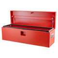 Garvee 48"x15" Heavy Duty Truck Tool Box with Dual Hydraulic Levers, for Pickup Bed, Garage & Workshop, Red