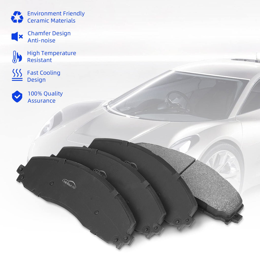 Garvee STP0487 Ceramic Front Pads for 97-99 CL, 90-02 Accord