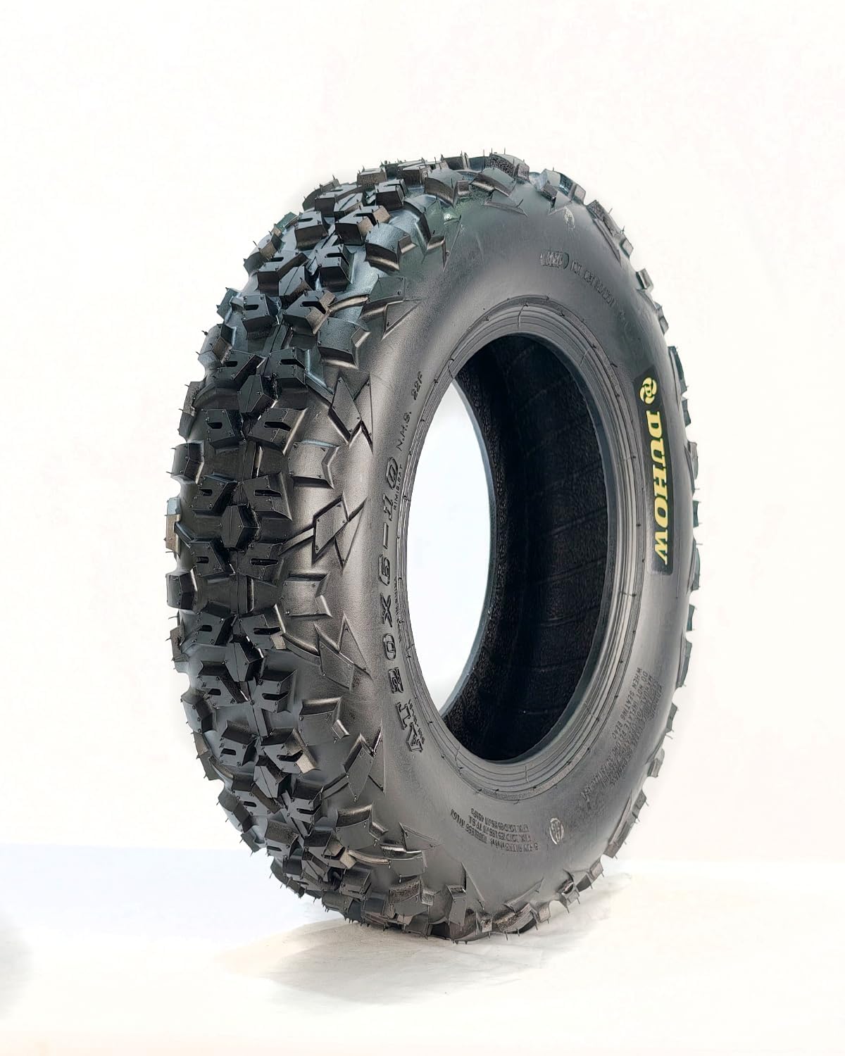 Garvee ATV UTV Tire 25x8-12 Set of 2, 6 Ply Tubeless Mud Tires, Sport All Terrain, 12mm Deep Tread, Black