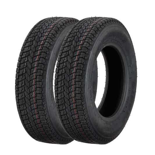 Garvee ST205/75D14 Trailer Tires, 6PR Load Range C, 14in Fuel-saving Designed Trailer Tires 205 75 14 for Travel/Camper/Landscape/Cargo/Utility/Boat/Horse/Farm/Hauler Trailer