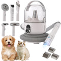 Garvee Pet Grooming Vacuum, 13.4Kpa Suction Power, 2 L Large Dust Cup Low Noise Dog Hair Remover , 5 Professional Grooming Kit for Dogs and Cats, Gray