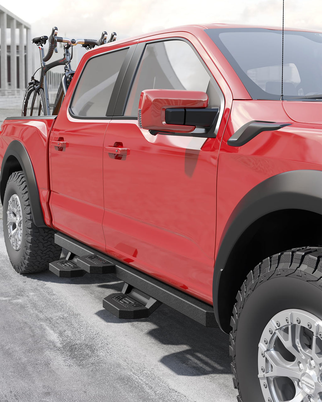 Garvee Running Boards Compatible with 2015-2024 Chevy Colorado/GMC Canyon SuperCrew Cab,Steel Rock Sliders for 2015 2016 2017 2018 2019 2020 2021 2022 2023 2024 Chevrolet Colorado/GMC Canyon Crew Cab