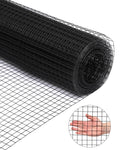 Garvee Black Hardware Cloth 15 Gauge 36" x 100' Vinyl Coated and Galvanized Alloy Steel Wire Mesh Roll, 1:1inch Chicken Wire Fencing Mesh, Wire Fence Roll for Garden Pet/Poultry Enclosures Protection