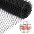 Garvee Black Hardware Cloth 15 Gauge 24" x 100' Vinyl Coated and Galvanized Alloy Steel Wire Mesh Roll, 1:1inch Chicken Wire Fencing Mesh, Wire Fence Roll for Garden Pet/Poultry Enclosures Protection
