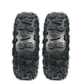 Garvee Pack of 2 25x8x12 ATV Tires 4PR Tubeless for 25x8x12 UTVs Off-Road Mud Trail Black