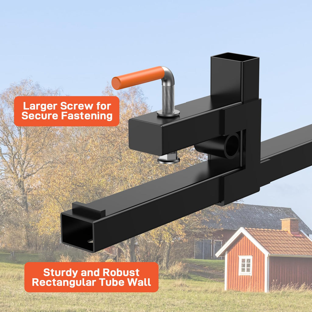 Garvee Double Nuts Pallet Forks, Clamp-On for Tractor & Skid Steer