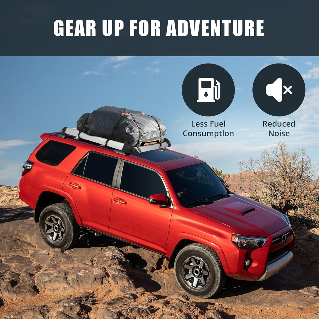 Garvee 63"x43.8"x3.54" Roof Rack Basket 220Lbs Capacity Anti-Rust Coating Car Carriers Rooftop Basket SUV Truck Cars