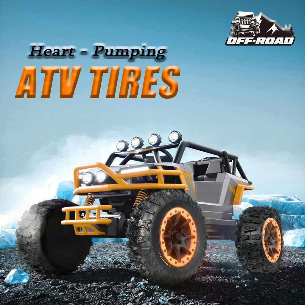 Garvee 25x10-12 ATV/UTV Tires - 2PCS All-Terrain Off-Road Trail Sand Tires, 16mm Tread Depth, 6PR Tubeless (25x10x12), Black