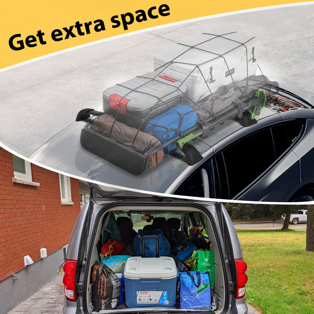 Garvee Roof Rack Cross Bars, Roof Bars Compatible with 2020-2023 Model Y Crossbars for Rooftop Cargo Carrier, Luggage, Kayak, Bike, Snowboard